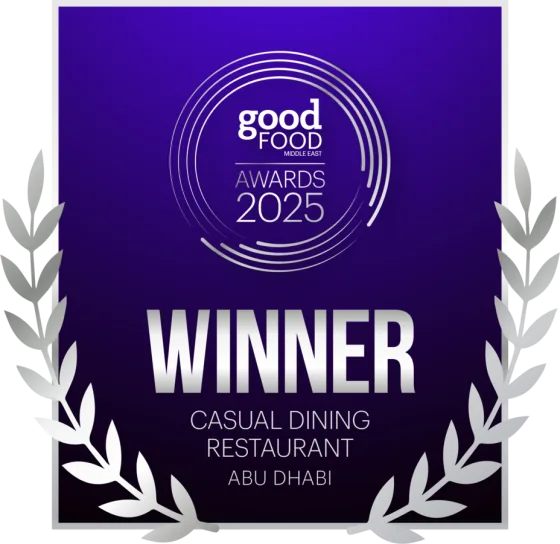 BBC Good Food Middle East Awards 2025 winner badge