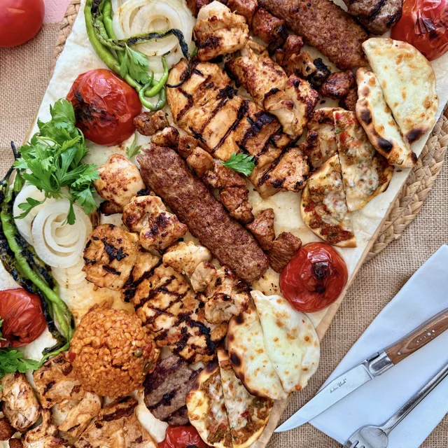 Mixed Turkish Kebabs