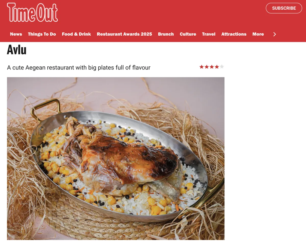 Time Out Abu Dhabi article about AVLU